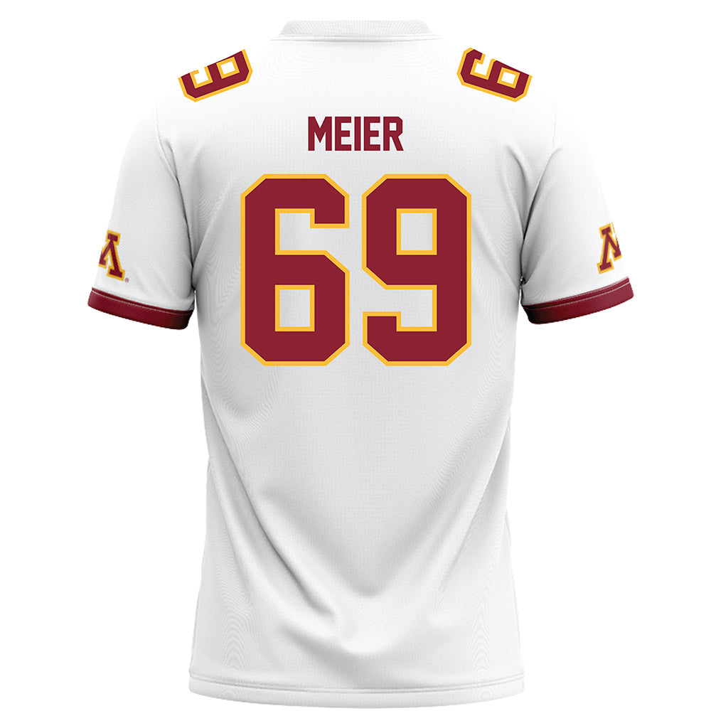 Minnesota - NCAA Football : Gavin Meier - White Football Jersey-1