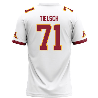 Minnesota - NCAA Football : Lucas Tielsch - White Football Jersey-1