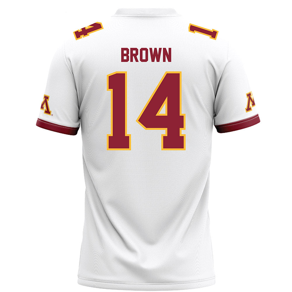 Minnesota - NCAA Football : Kerry Brown - White Football Jersey