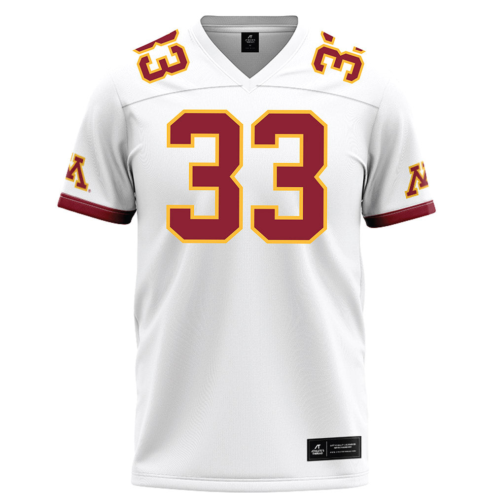 Minnesota - NCAA Football : Rhett Hlavacka - White Football Jersey-0