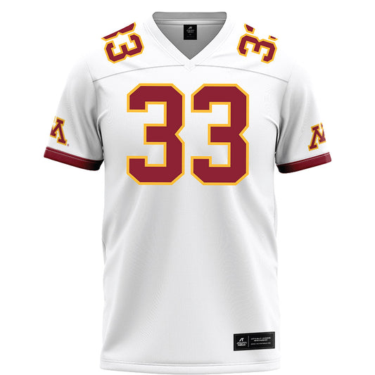 Minnesota - NCAA Football : Rhett Hlavacka - White Football Jersey-0