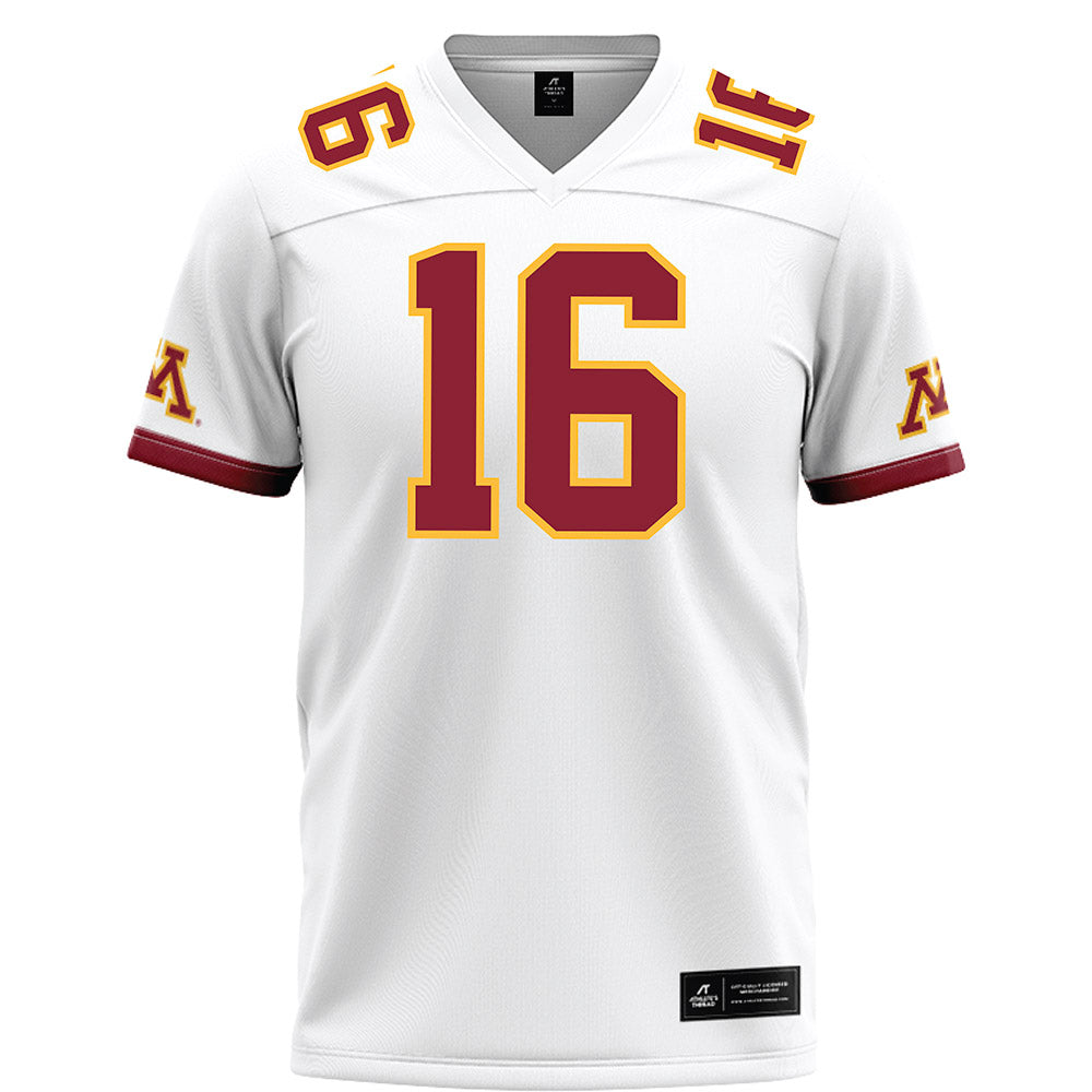 Minnesota - NCAA Football : Brady Palmer - White Football Jersey-0
