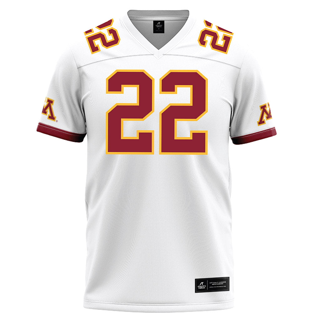 Minnesota - NCAA Football : Mekhai Smith - White Football Jersey-0
