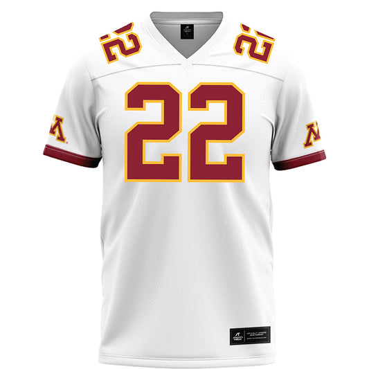 Minnesota - NCAA Football : Mekhai Smith - White Football Jersey-0