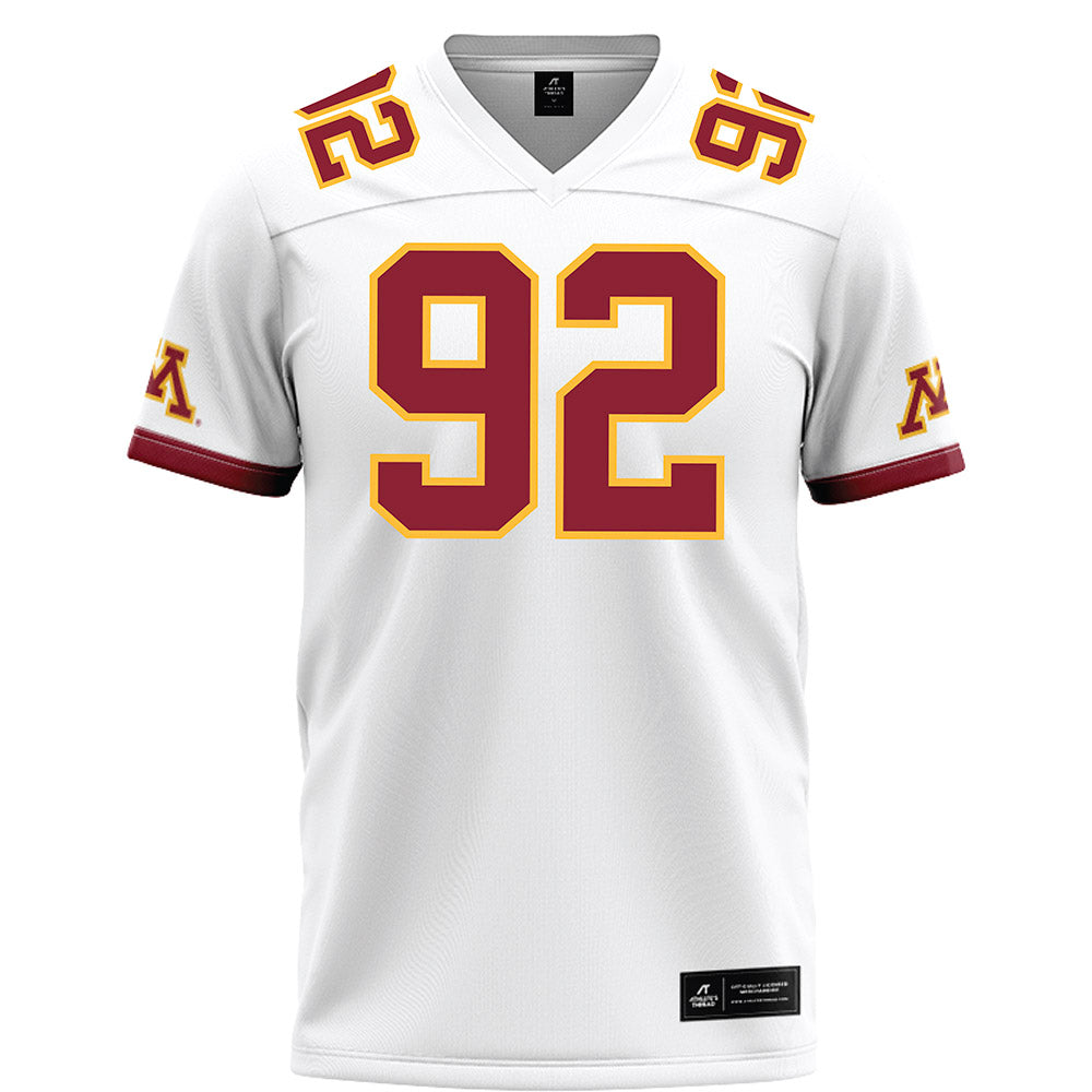 Minnesota - NCAA Football : Beckham Sunderland - White Football Jersey-0