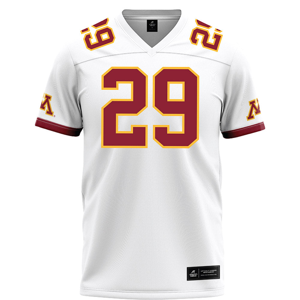 Minnesota - NCAA Football : Andrew Marshall - White Football Jersey-0