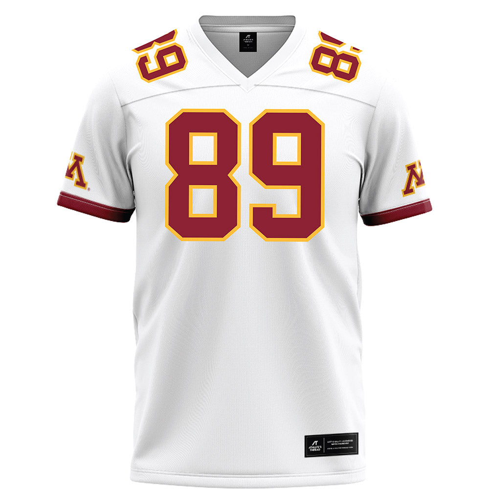 Minnesota - NCAA Football : Quayd Hendryx - White Football Jersey-0