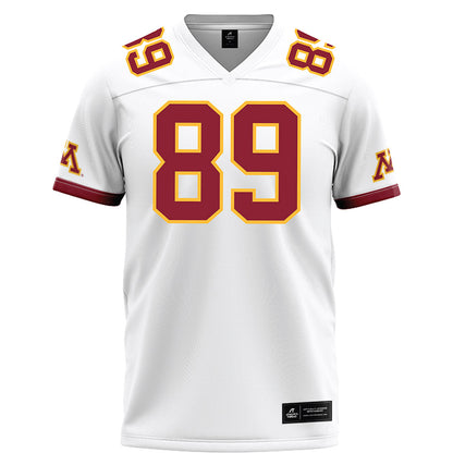 Minnesota - NCAA Football : Quayd Hendryx - White Football Jersey-0