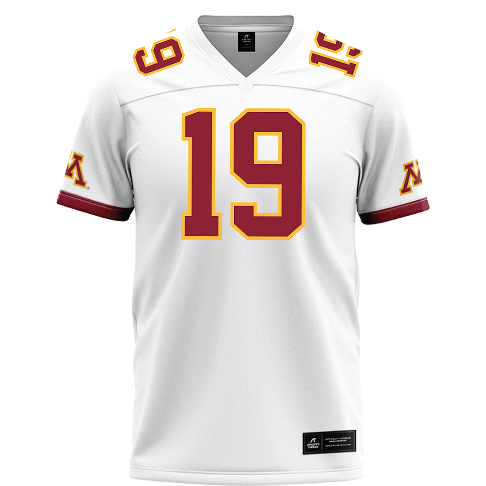 Minnesota - NCAA Football : Joey Gerlach - White Football Jersey-0