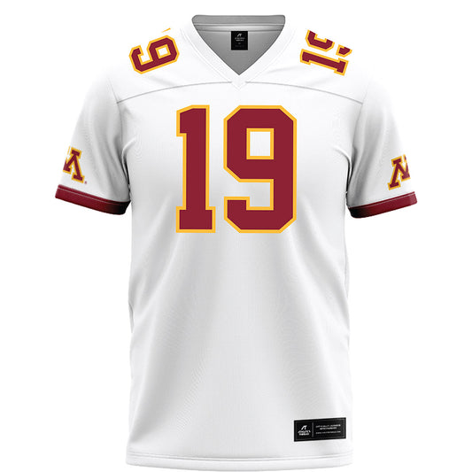 Minnesota - NCAA Football : Joey Gerlach - White Football Jersey-0