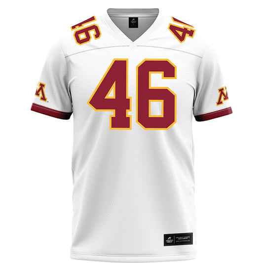 Minnesota - NCAA Football : Mason Carrier - White Football Jersey-0