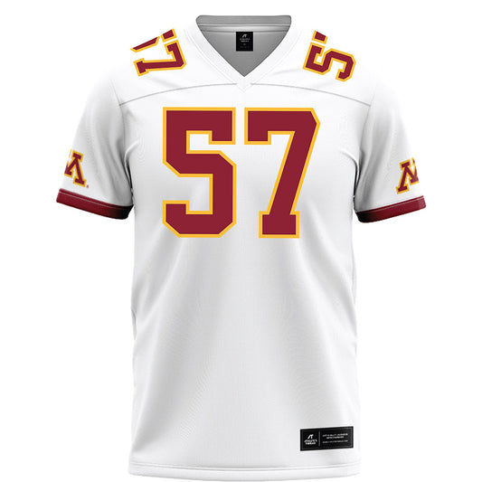 Minnesota - NCAA Football : Aaron Thomas - White Football Jersey-0