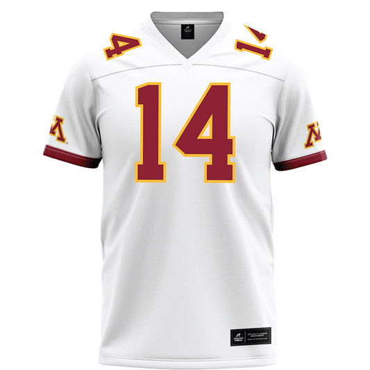 Minnesota - NCAA Football : Dylan Wittke - White Football Jersey-0