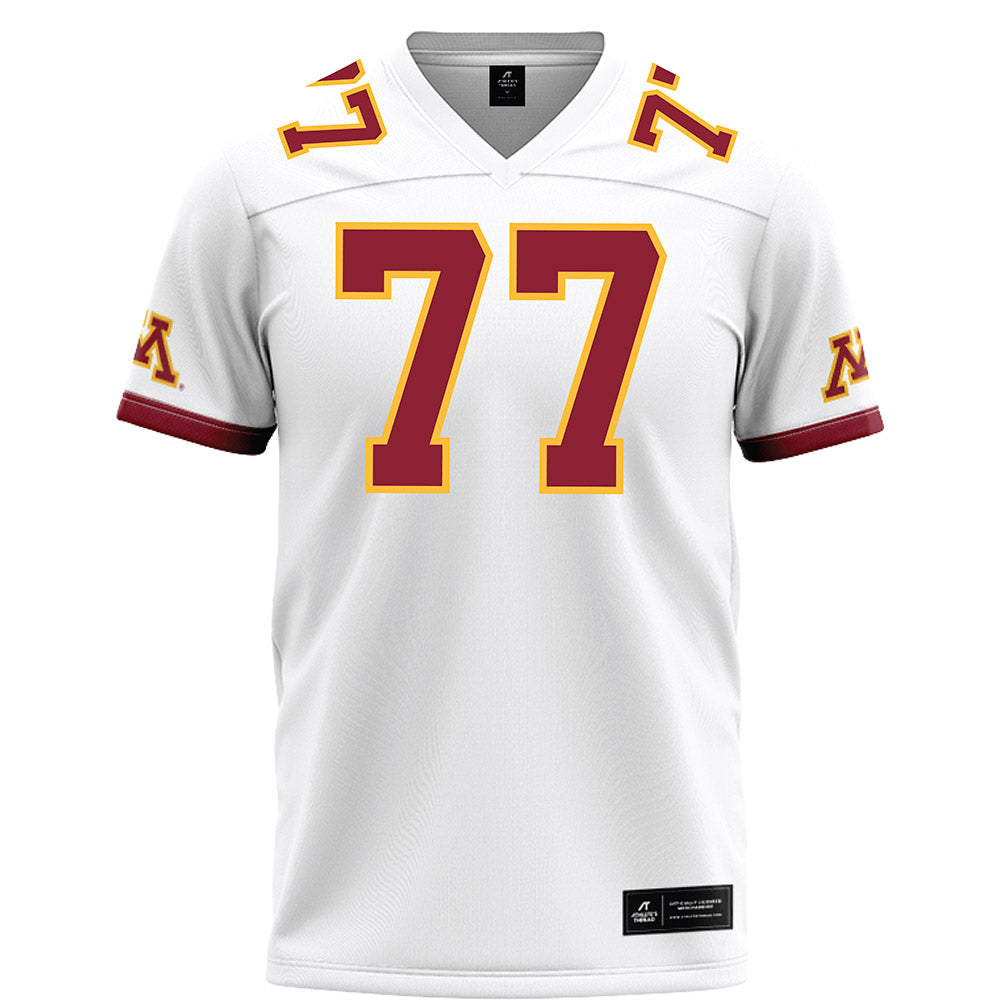Minnesota - NCAA Football : Nick Spence - White Football Jersey-0