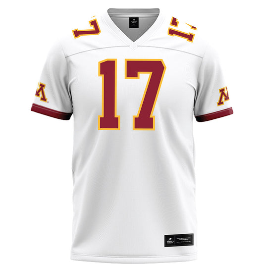 Minnesota - NCAA Football : Braiden Stevens - White Football Jersey-0