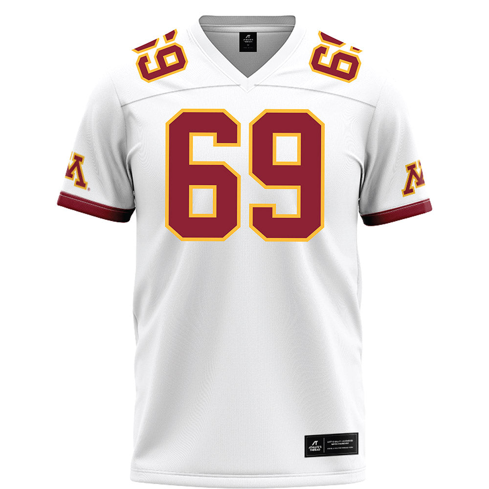 Minnesota - NCAA Football : Gavin Meier - White Football Jersey-0