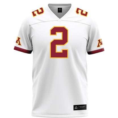 Minnesota - NCAA Football : A.J. Turner - White Football Jersey-0