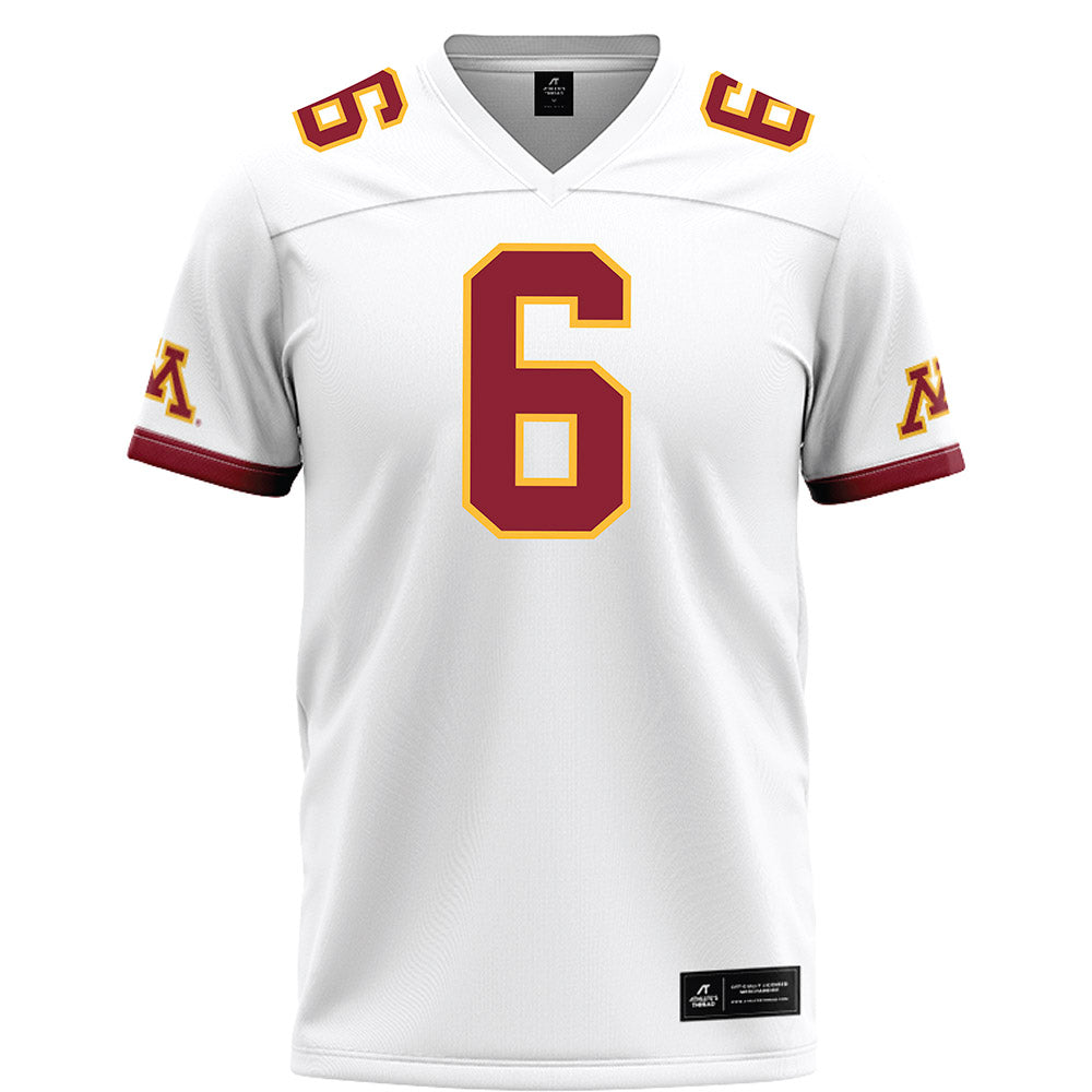 Minnesota - NCAA Football : Maverick Baranowski - White Football Jersey-0