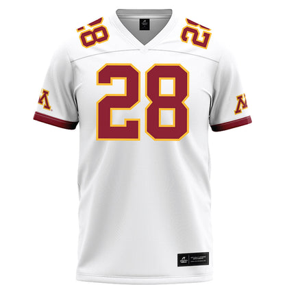 Minnesota - NCAA Football : Trason Richardson - White Football Jersey-0