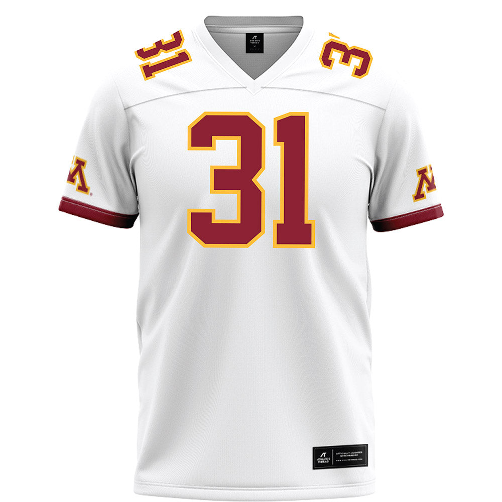 Minnesota - NCAA Football : Jordan Lampkins - White Football Jersey-0