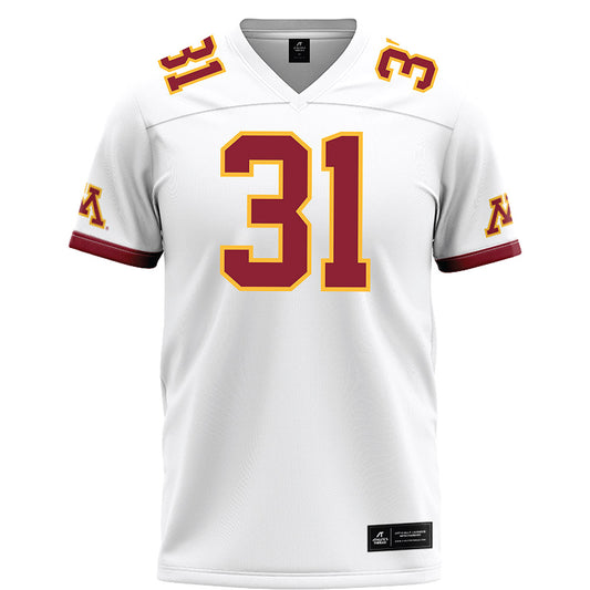 Minnesota - NCAA Football : Jordan Lampkins - White Football Jersey-0