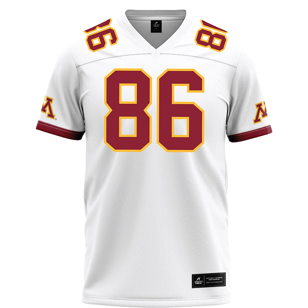Minnesota - NCAA Football : Gabe Weaver - White Football Jersey-0