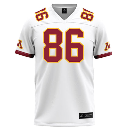 Minnesota - NCAA Football : Gabe Weaver - White Football Jersey-0