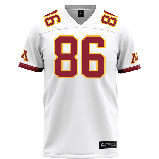 Minnesota - NCAA Football : Gabe Weaver - White Football Jersey-0