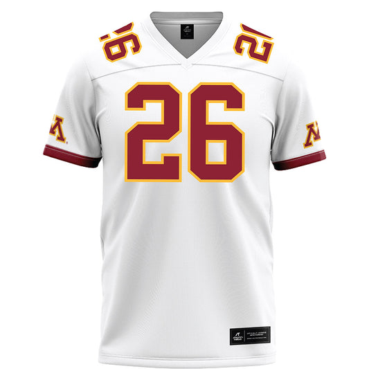 Minnesota - NCAA Football : Elisha West - White Football Jersey-0