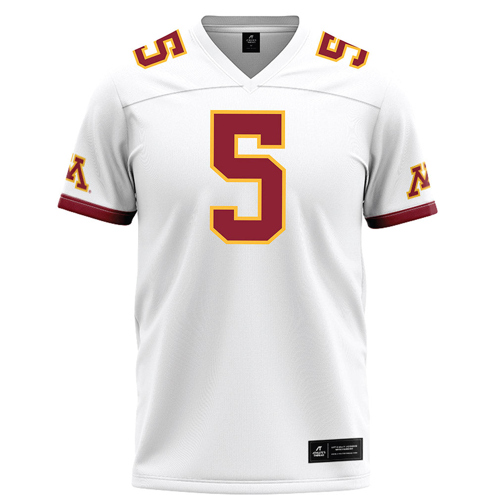 Minnesota - NCAA Football : Aydan West - White Football Jersey-0