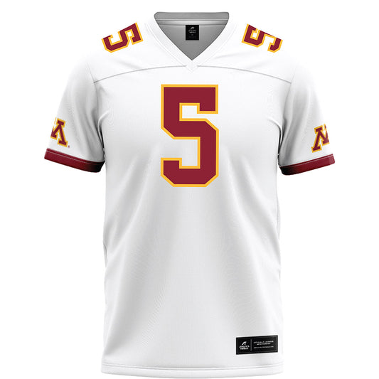 Minnesota - NCAA Football : Aydan West - White Football Jersey-0