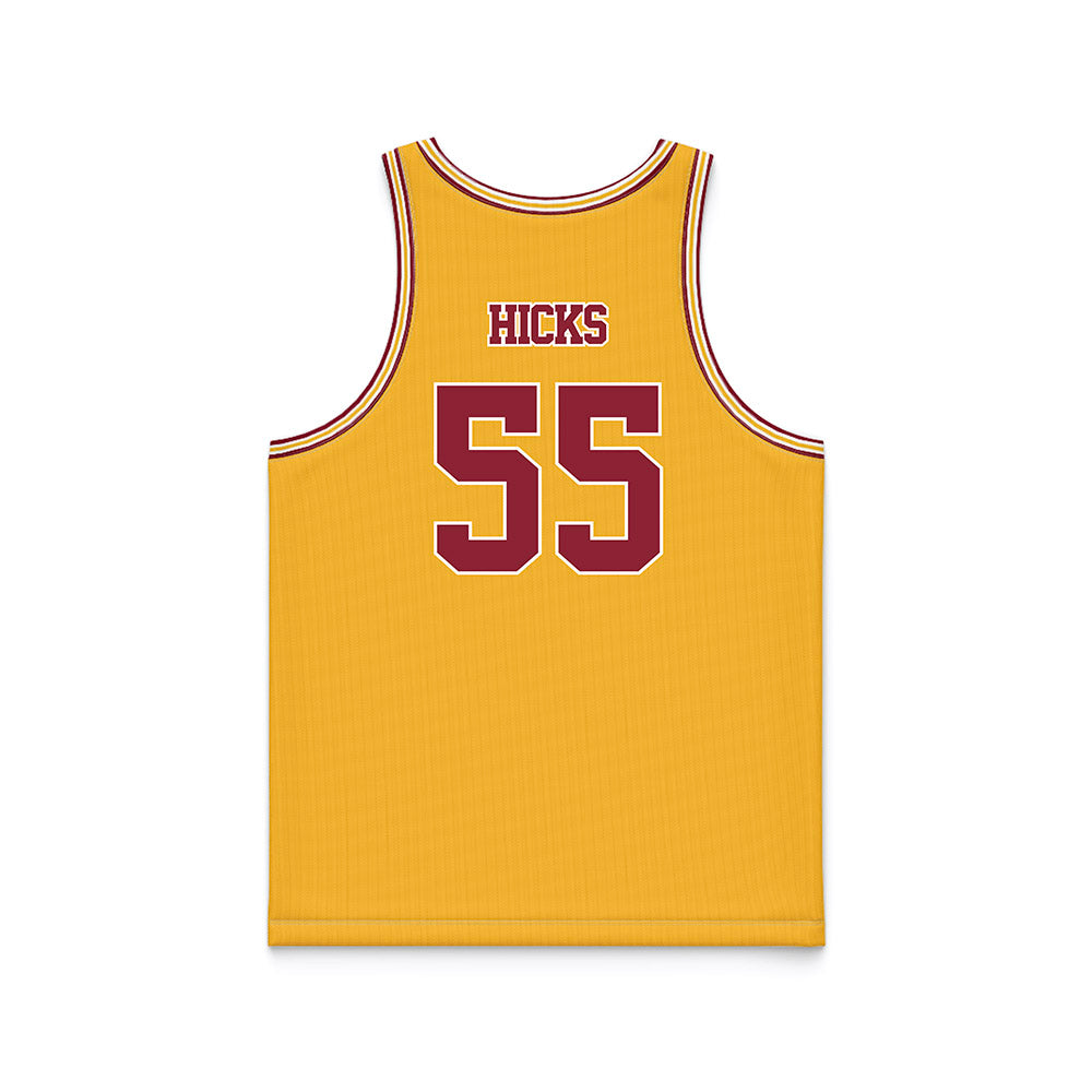 Minnesota - NCAA Football : Jaylin Hicks - Gold Basketball Jersey-1