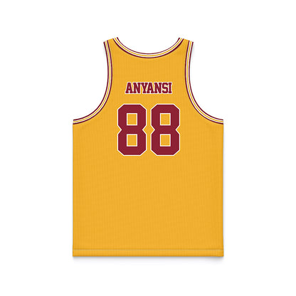 Minnesota - NCAA Football : Josiah Anyansi - Gold Basketball Jersey-1