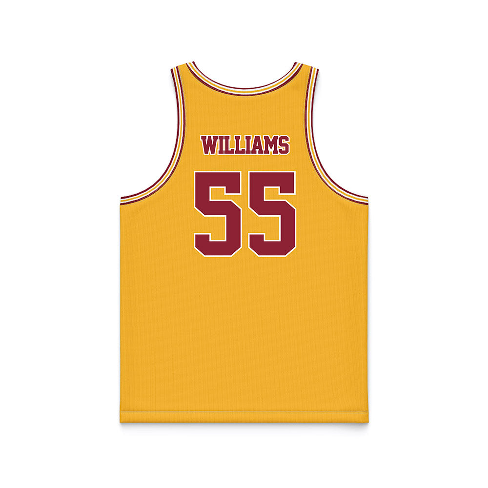 Minnesota - NCAA Football : Jerome Williams - Gold Basketball Jersey-1