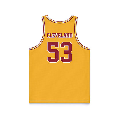 Minnesota - NCAA Football : Nate Cleveland - Gold Basketball Jersey-1