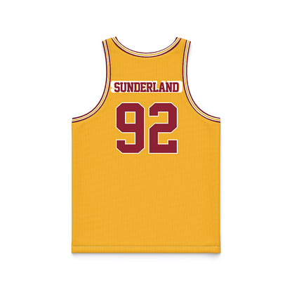 Minnesota - NCAA Football : Beckham Sunderland - Gold Basketball Jersey-1