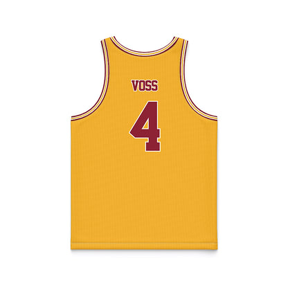 Minnesota - NCAA Football : Roman Voss - Gold Basketball Jersey-1