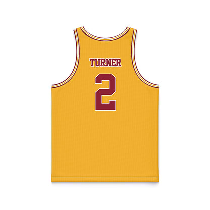 Minnesota - NCAA Football : A.J. Turner - Gold Basketball Jersey-1