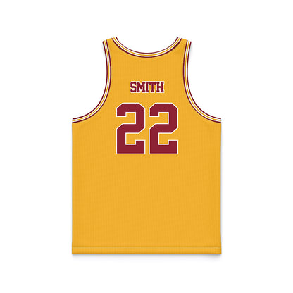 Minnesota - NCAA Football : Mekhai Smith - Gold Basketball Jersey-1