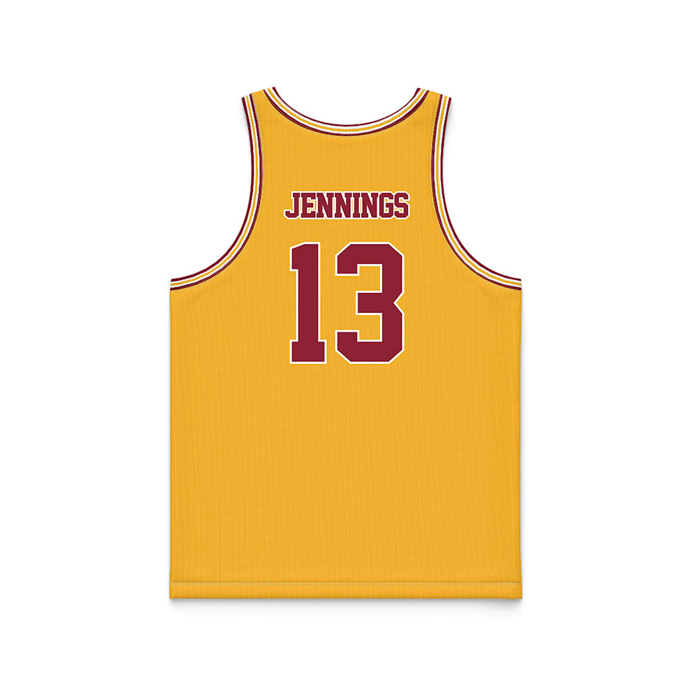 Minnesota - NCAA Football : Noah Jennings - Gold Basketball Jersey-1