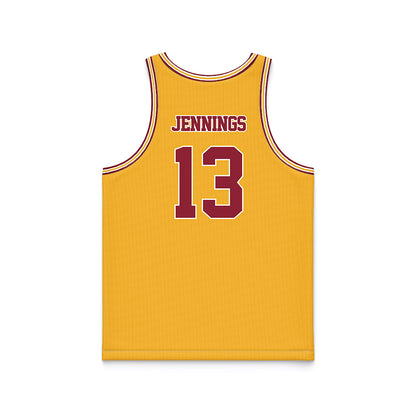 Minnesota - NCAA Football : Noah Jennings - Gold Basketball Jersey-1
