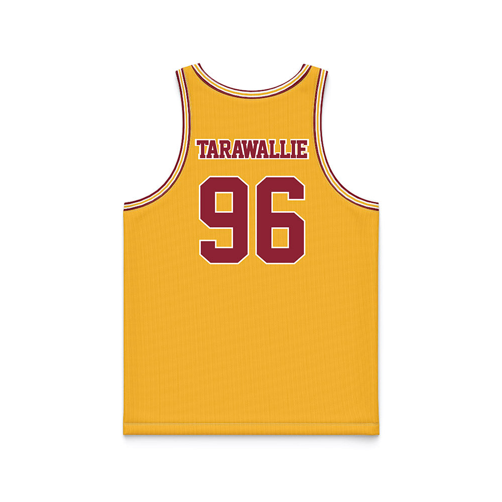 Minnesota - NCAA Football : Abu Tarawallie - Gold Basketball Jersey-1