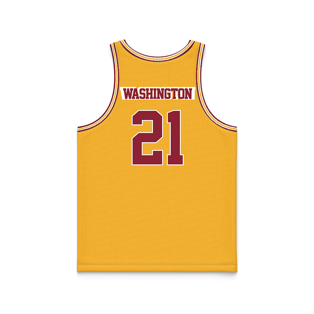 Minnesota - NCAA Football : Grant Washington - Gold Basketball Jersey-1
