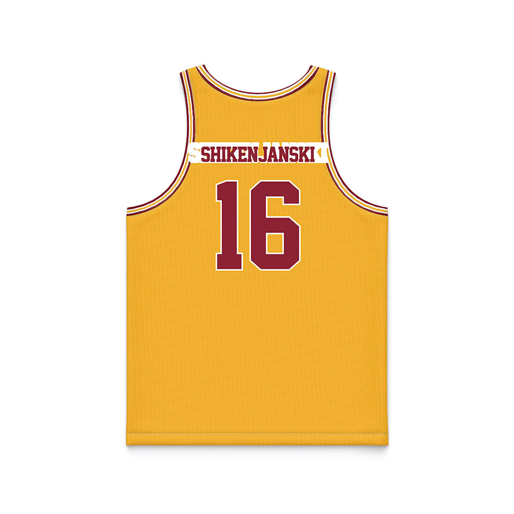 Minnesota - NCAA Football : Max Shikenjanski - Gold Basketball Jersey-1