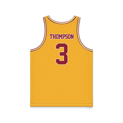 Minnesota - NCAA Football : Perry Thompson - Gold Basketball Jersey-1