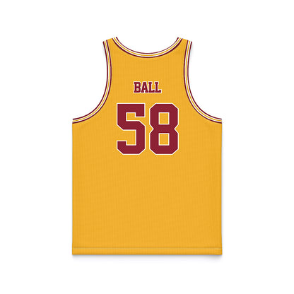 Minnesota - NCAA Football : Jaden Ball - Gold Basketball Jersey-1