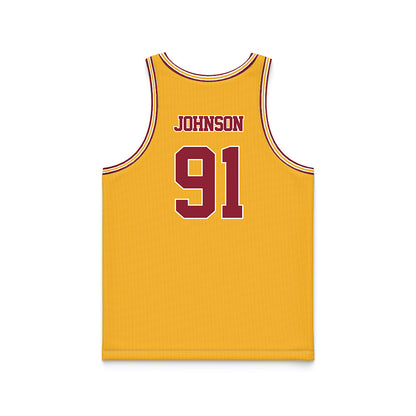 Minnesota - NCAA Football : Howie Johnson - Gold Basketball Jersey-1