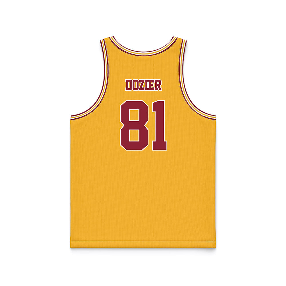 Minnesota - NCAA Football : Josiah Dozier - Gold Basketball Jersey-1