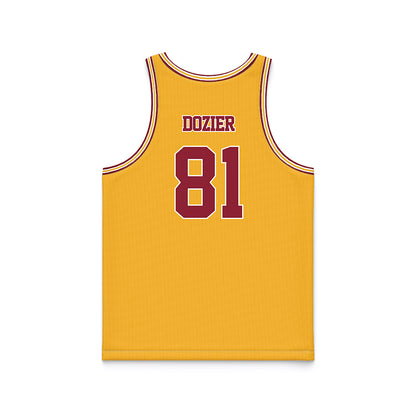 Minnesota - NCAA Football : Josiah Dozier - Gold Basketball Jersey-1