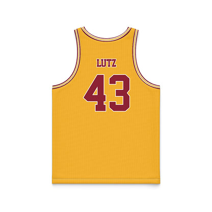 Minnesota - NCAA Football : Jakob Lutz - Gold Basketball Jersey-1